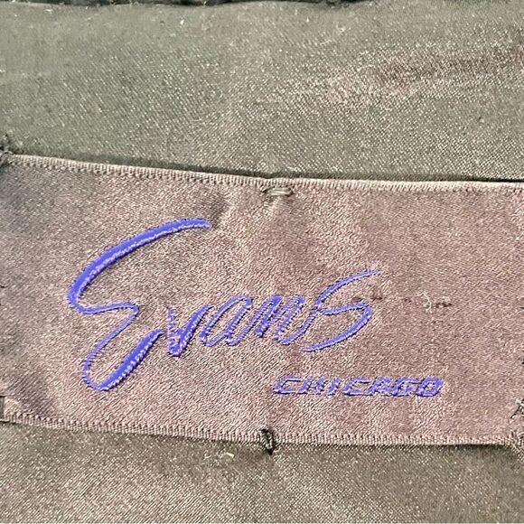 Vintage Black Persian Lamb Coat with Brown Mink Collar – Evans Furs Chicago - Picture 4 of 9